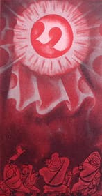 De roode verkiezingsoverwinning in Noorwegen op spotprent, Verzenden