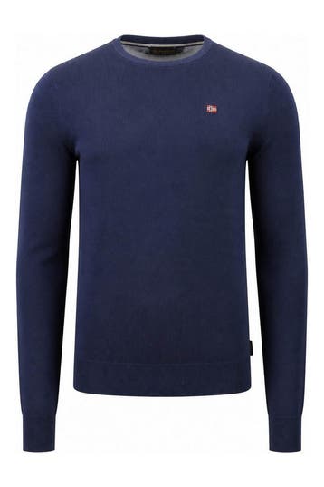 Napapijri Trui in maat S Blauw, Kleding | Heren, Truien en Vesten, Verzenden, Zo goed als nieuw, Blauw, Napapijri