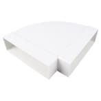 Ventilatie bocht | Starx | 204 x 60 mm (Horizontaal), Verzenden, Nieuw