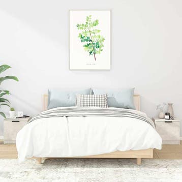 vidaXL Nachtkastjes 2 st 40x39x40 cm betongrijs, Minder dan 45 cm, Verzenden, Nieuw, Minder dan 55 cm