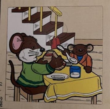 Rolf Puzzel ontbijten met muis (4 stukjes), Boeken, Verzenden, Nieuw