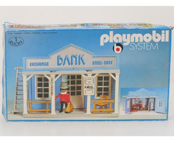 Playmobil 3422 Western Bank compleet OVP #9949 (e Speelgoed), Kinderen en Baby's, Ophalen of Verzenden, Gebruikt, Overige typen