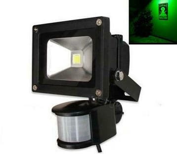 LED Bouwlamp Groen - 20 Watt  - Sensor, Ophalen of Verzenden, Nieuw, Minder dan 50 watt, Lamp met armatuur