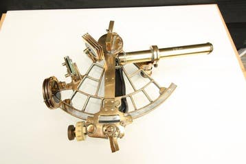 Sextant - Gegoten messing - Heath&Co.Ltd