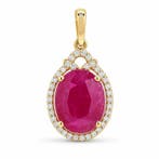 Zonder minimumprijs - Hanger - 14 karaat Geel goud - 2.18ct.