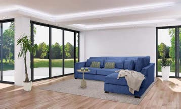 Loveseat Almere - loveseats - Blauw, Huis en Inrichting, Nieuw, Blauw, Stof