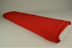 Rode chiffon stof  - 15 of 50 meter rol, 120 cm of meer, Ophalen of Verzenden, Polyester, Rood