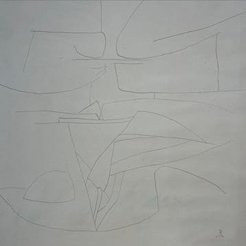 Robert Muller (1920-2003) - Composition, projet de sculpture