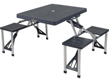 Bo-Camp - Picknicktafel Basic - Stevig - Inklapbaar, Verzenden, Zo goed als nieuw