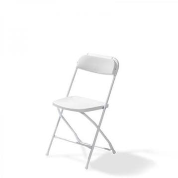 Klapstoel | Wit | 43x45x(h)80 cm, Verzenden, Nieuw in verpakking