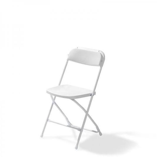 Klapstoel | Wit | 43x45x(h)80 cm, Zakelijke goederen, Horeca | Keukenapparatuur, Verzenden