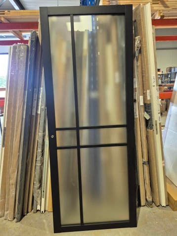 Svedex binnendeur NDB905 88 X 231.5 opdek rechts, 215 cm of meer, Binnendeur, Nieuw, Glas
