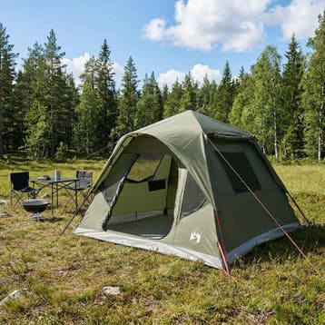 vidaXL Directe Tent Olijfgroen 305 x 275 x 190 cm Polyester, Verzenden, Nieuw, Tot en met 2