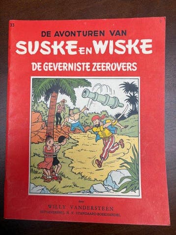 Suske en Wiske RV-33 - De geverniste zeerovers - 1 Album -, Boeken, Nieuw
