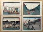 4 Prints, From the series Fifty-three Stations of the