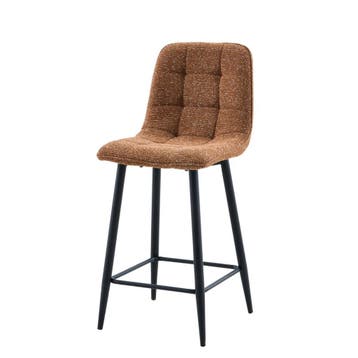 DS4U - Hugo barkruk 65 cm - Set van 4 - Roestbruin - Stof, Huis en Inrichting, Ophalen of Verzenden, Nieuw