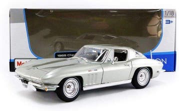 Maisto 1:18 - Modelauto - 1965 Chevrolet Corvette, Hobby en Vrije tijd, Nieuw