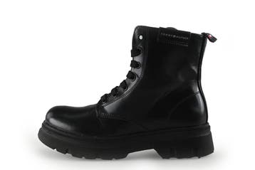 Tommy Hilfiger Veterboots Meisjes in maat 34 Zwart, Verzenden, Jongen of Meisje, Schoenen, Tommy Hilfiger