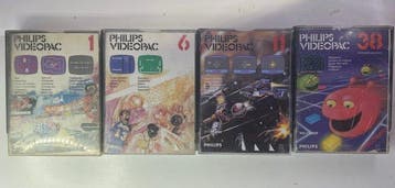 Philips - Videopac - lot of 4 - Videogame - In originele, Nieuw