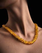 Barnsteen - Gorgeous BALTIC AMBER Necklace – Translucent