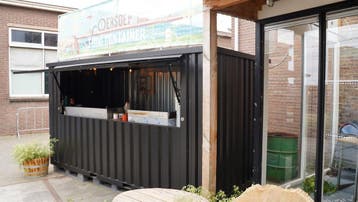 Demontabele barcontainer te koop | Mobiele buitenbar | Bar