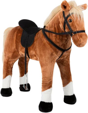 Small Foot - Houten Hobbypaard Bruin Staand met Geluid, Verzenden, Nieuw