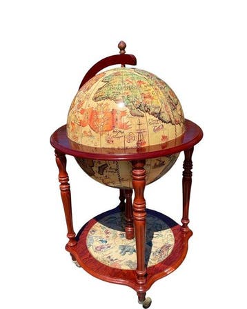 Globe bar - Hout