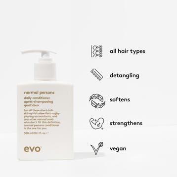 EVO Normal Persons Conditioner 300ml, Ophalen of Verzenden, Nieuw, Shampoo of Conditioner