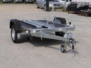 TEMARED MOTO 1 Aanhanger met Multiplexvloer Motortrailer, Verzenden, Nieuw
