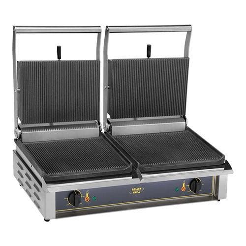 Contactgrill Panini-Double (gegroefd/gegroefd) | 3kW | met, Zakelijke goederen, Horeca | Keukenapparatuur, Nieuw in verpakking