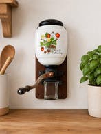 Koffiemolen - Keramiek, Hout - muurmodel