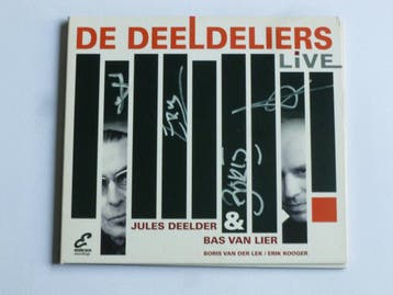 De Deeldeliers - Live (Jules Deelder & Bas van Lier) gesigne, Cd's en Dvd's, Ophalen of Verzenden, Zo goed als nieuw