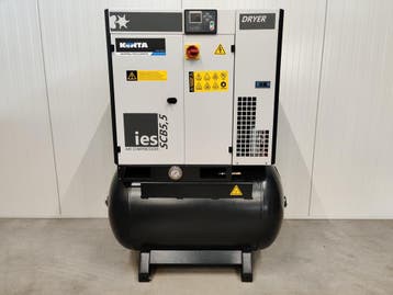 Schroefcompressor met koeldroger – 270L | 5.5 kW | 720 l/min