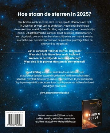 Jaarboek sterrenkunde 2025 9789464043266 Govert Schilling, Boeken, Verzenden, Gelezen, Govert Schilling