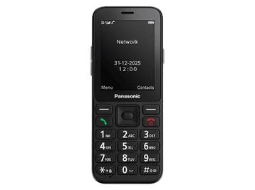 Panasonic -   Senior Feature Phone 4g - 128 Mb Zwart, Verzenden, Nieuw, Geen camera, Zonder abonnement