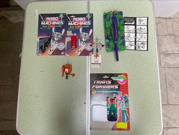 Hasbro - Action figure Transformers + Robo Machines -