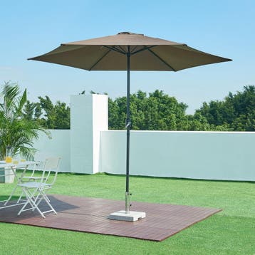 Parasolvoet Bomba parasolhouder graniet vierkant 38x38x6,5 c, Tuin en Terras, Verzenden, Nieuw