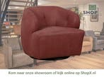 Leren draaifauteuil Cloud - Kenia Burgundy (rood), Bohemian, Eigentijds, Klassiek, Modern, Retro, Romantisch, Scandinavisch, Vintage
