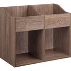 Zomo VS-Box 200/2 Walnut platenkast, Verzenden, Nieuw