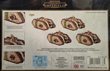 Legions Imperialis Typhon Heavy Siege Tank Squadron, Ophalen of Verzenden, Nieuw