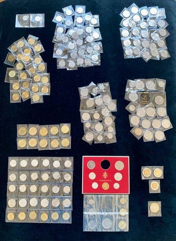 Italië Vaticaanstad & Frankrijk. Lotto di 171 monete in Lire