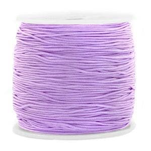 Rol met 90 meter Macramé draad 0.8mm Violet lila (kies vo.., Ophalen of Verzenden, Nieuw, Draad