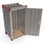 Materiaalcontainer 1000x1200x2200mm (LxBxH)
