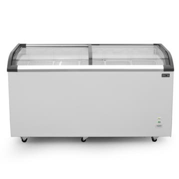 HCB Vrieskist - glazen schuifdeksels - 455 liter - 230V, Verzenden, Nieuw in verpakking, Koelen en Vriezen