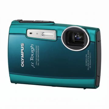 Olympus Mju Tough-3000 Digitale Compact Camera - Groen, Verzenden, Zo goed als nieuw