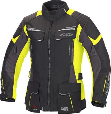 Büse Lago Pro Dames Zwart Neon Geel Textiel Jas, Nieuw met kaartje, Jas | textiel, Verzenden, Dames