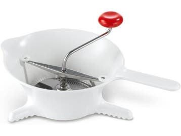 Veiling - Moulinex K10121 Uienhakker - Rood/Wit - Keukensnij, Witgoed en Apparatuur, Keukenmixers, Gebruikt