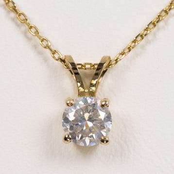 Zonder minimumprijs - Ketting met hanger - 14 karaat Geel