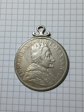 Italië, Pauselijke Staat Innocenzo XI (1676-1689) Piastra