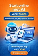 Eigen webshop of app? Vandaag starten. Volgende week live., Diensten en Vakmensen, Computer en Internet experts, Ook voor bedrijven